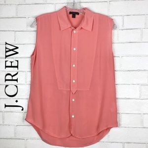 J Crew 100% Silk Tank size 6